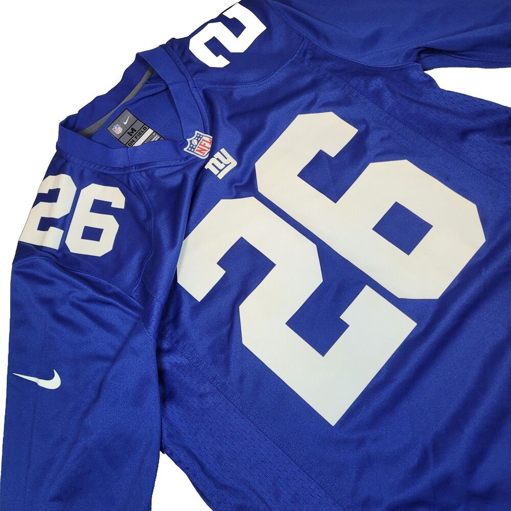 Official Nike NFL On Field Giants Saquon Barkley #26 Men’s Size Medium Jersey